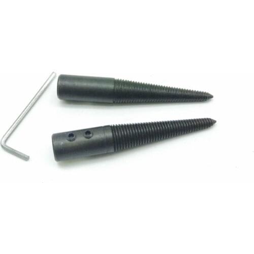 NEW 2Pcs/lot Left & Right Taper Spindle installed on 8mm Shaft Bench Grinder for Buffing Polishing Wheels