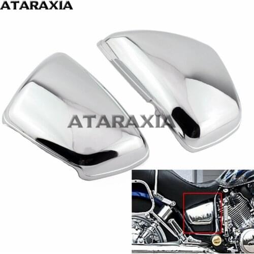 Motorcycle Bike Left Right Side Battery Fairing Cover For Yamaha XV700 750 1000 1100 Virago 1984-Up Motorcycle Accessories