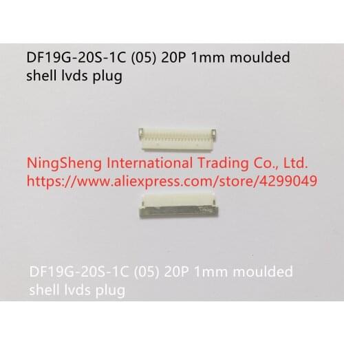 Original new 100% connector DF19G-20S-1C (05) 20P 1mm moulded shell lvds plug