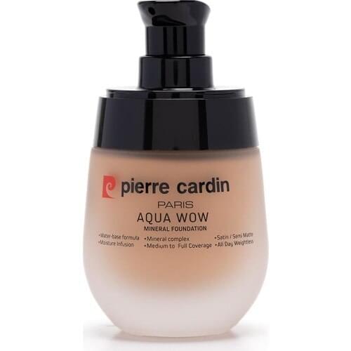 Pierre Cardin Aqua Wow Mineral Water Based Foundation Medium Skin With Very Warm