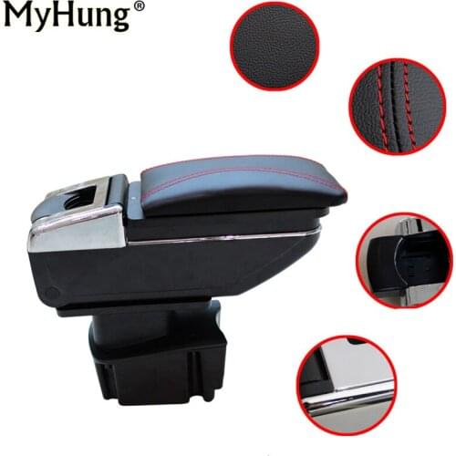 Myhung Car Armrest Center Console Storage Box For KIA Rio K2 2011 2012 2013 2014 2015 Auto Accessories Car-Styling