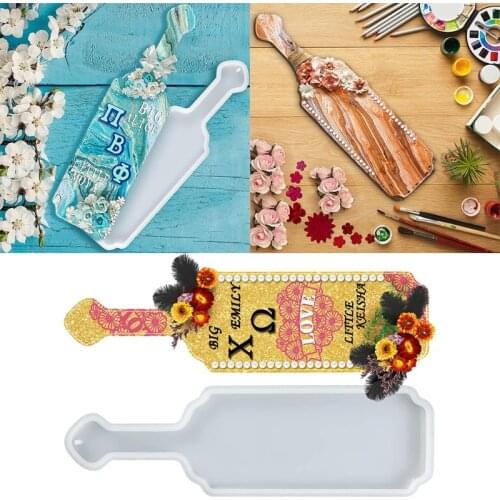 Tray Serving Board Resin Mold Beer Flight Board/wine Glass Holder Flight Paddle Epoxy Resin Diy Casting Process Mold