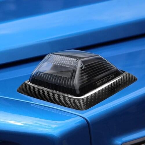 Dry Carbon Fiber Car turn signal Outer frame body decoration For Benz G Class G500 G63 W464
