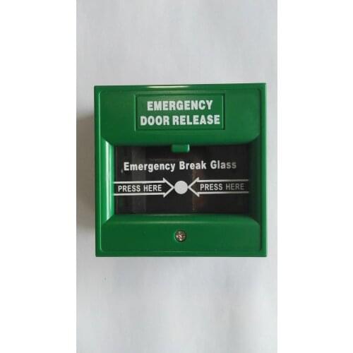 Break Glass Fire Emergency Exit Release call point, double pole double through