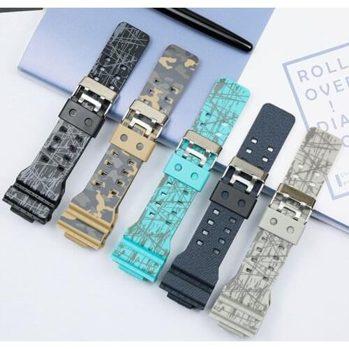 Premium Quality Rubber Sport Strap For Casio G-SHOCK GLS GD110 GA110 GA120 400 700 Anti-fall Sweat Proof Bracelet Watch Band