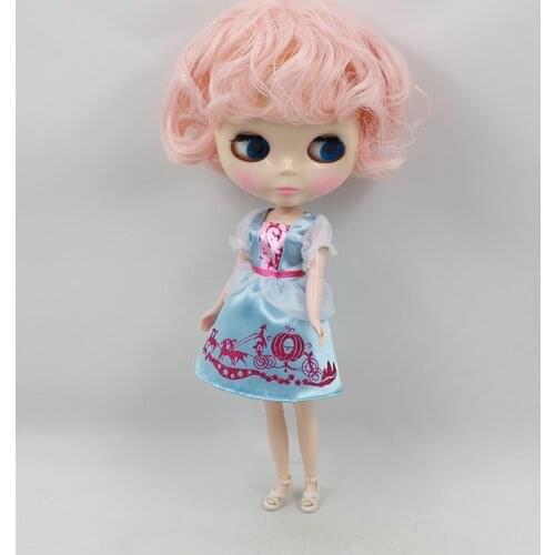 Pink short hair,30cm Gilr doll,(OPPG 63)