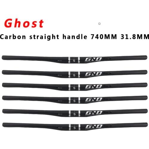 MTB Handlebar Full Carbon Fiber Bike Handlebar 740mm*31.8mm Riser/Flat Mountain Bicycle Handle Bar