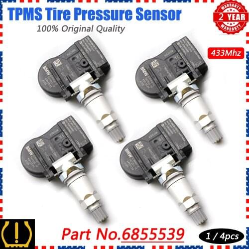Xuan TPMS Tire Pressure Sensor Monitoring System 6855539 For BMW 2 3 4 Series i3 i8 X1 X2 X5 X6 Mini Clubman Countryman 433Mhz