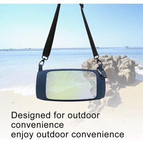 Convenient Multifunction Bluetooth Speaker Case Portable Shockproof Silicone Sound Box Frame Cover Shell for JBL Pulse4