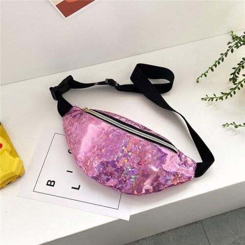 Fanny Pack Crossbody Bags For Women New Women Bags Fashion Purses Chest Bag Laser Waist Bag Luxury Brand Belt Bag High Quality