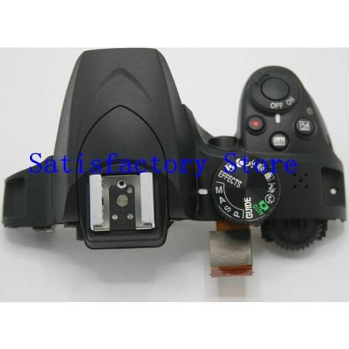 NEW For Nikon D3400 Top Cover Case with Button Flex Cable Camera Replacement Unit Repair Part