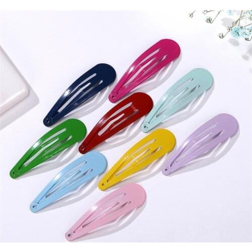 20pcs Hairpins Hair Clips For The Women Hair Barrettes Pins Metal Hairgrip Colorful Snap Alligator Hair Clip Women Accessories