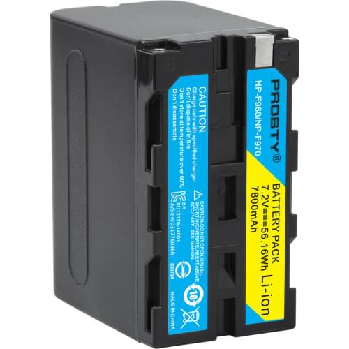 1* 7800mAh NP-F960 NP-F970 batteries / NP F960 battery For Sony NP-F550 NP-F770 NP-F750 F960 F970 free shipping