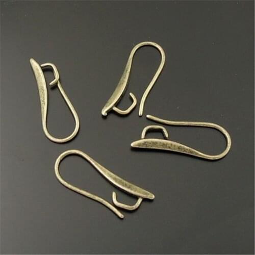 16pcs/pack Vintage Earrings Hook Creative Necklace Pendant Jewelry Making 22*8*2mm Antique Style Brass Jewelry Findings 07119