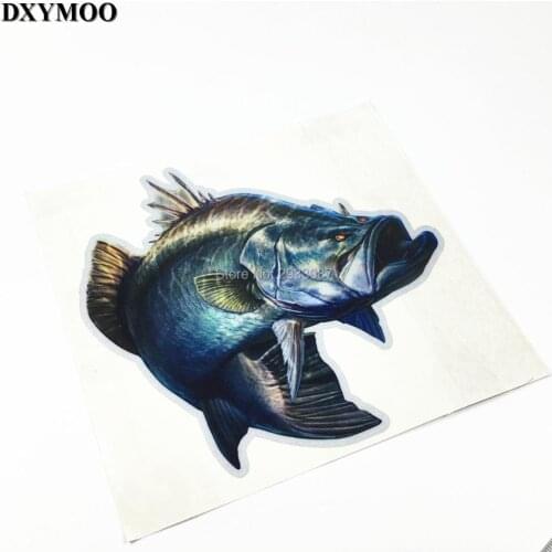 3 sizes Outdoor Sports Go Fishing Lure Car Sticker and Decals Vinyl for Car Window Fish Tank H8087