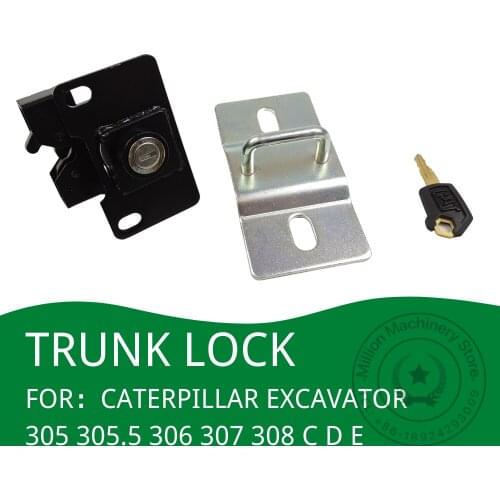 Excavator Accessories Trunk Lock for CATERPILLAR Cater 305 305.5 307 306 308 C D E The Side Cover Lock