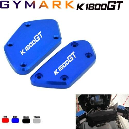 K1600 GT 16 17 Motorcycle CNC Aluminum Front Brake & Clutch Fluid Reservoir Tank Cap For BMW K 1600GT k1600gt 2016 2017