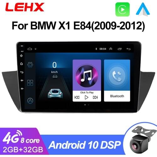 LEHX 10 Inch Android 9.0 2Din Radio For BMW X1 E84 2009~2015 iDrive Car Stereo Audio Multimedia Player GPS Navigation