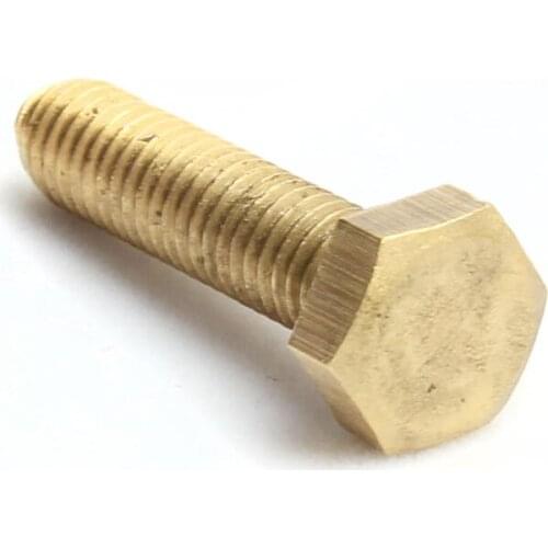 Free shipping of 5PCS/pack of Copper Hexagon Socket Head Cap Screw Brass Screw M10*20 25 30 35 40 45 50 mm for fastening