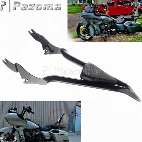Motorcycle Black Detachable Rear Passenger Seat Backrest Sissy Bar for Harley Touring CVO Electra Street Glide Road King 09-2021