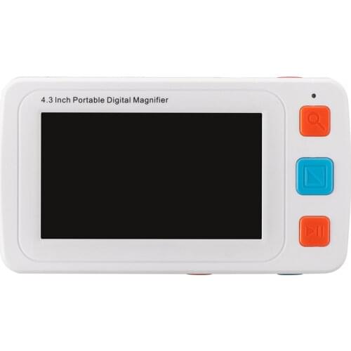 Handheld 4X-32X Low Vision 4.3" Color LCD Pocket Electronic Reading Digital Magnifier Aid Free shipping with Multiple Color Mode