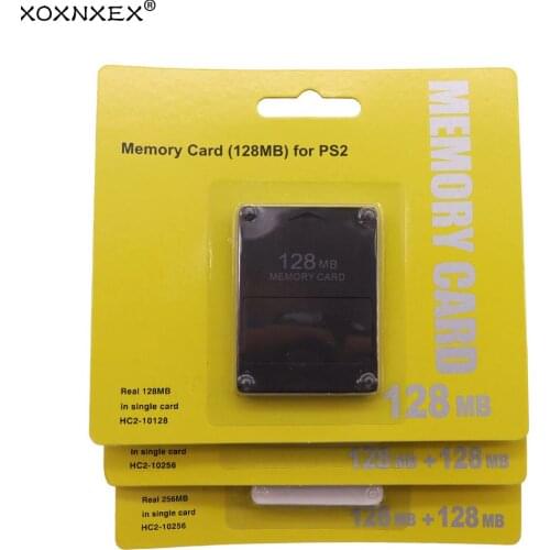 10pcs For Sony Playstation 2 PS2 128MB 256MB Game Memory Card Save Game Data Stick Module 64M Memory Card Save Game Data Stick