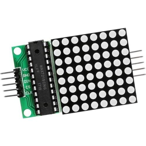 MAX7219 8*8 Dot Matrix Module Microcontroller Module Display Module MCU LED Display Control Module For Arduino 5V