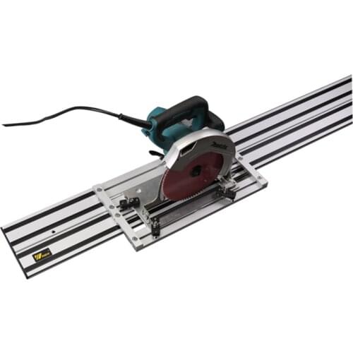 Universal Circular Saw Guide Rail/1400mm Track with Adjustable Saw Base For Makita, Bosch, Devon, Straight Line, Double Layers