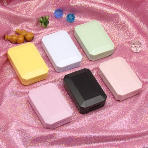 NEW Candy Color Contact Lens Case with Mirror Women Colored Contact Lenses Box Eyes Contact Lens Container Lovely Travel Kit