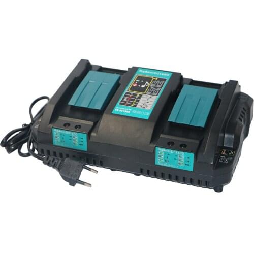 New Replacement Power Tool Battery Lithium ion Dual Port Fast Optimized 4A Output Charger For Makita BL1415 BL1430 BL1840 BL1830