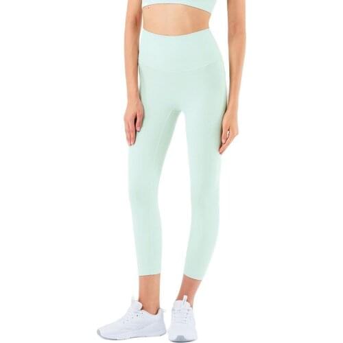 NO Front Seam Sport Leggings Workout Yoga Pants Women Naked Feel High Waist Fitness Elastic Squat Proof Workout Slim GYM Tights