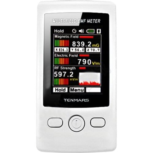 TM-190 Multi-Function Low Frequency High Electromagnetic Radiation Detector Gauss 3-axis Magnetic Electric