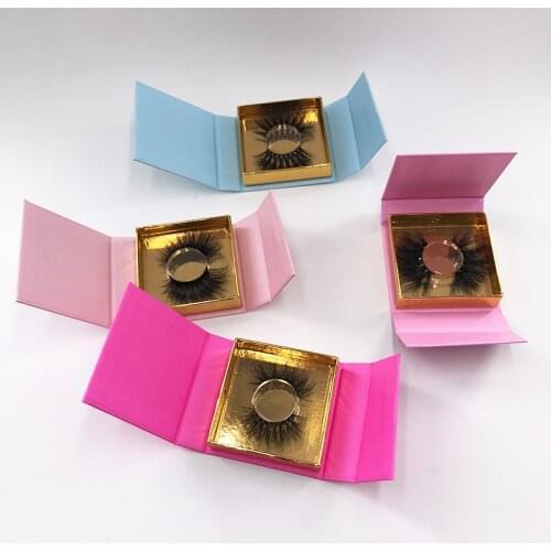 Eyelashes Box Package Wholesale 10/30/40/50 PCS/ lot Square Lash Box Custom Packaging with Logo Lash Packaging