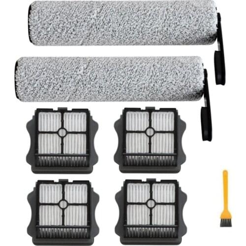 Rolling Brush Main Brush HEPA Filter for TINECO FLOOR ONE 2.0 LED/LCD Spare Parts for Wireless Scrubber