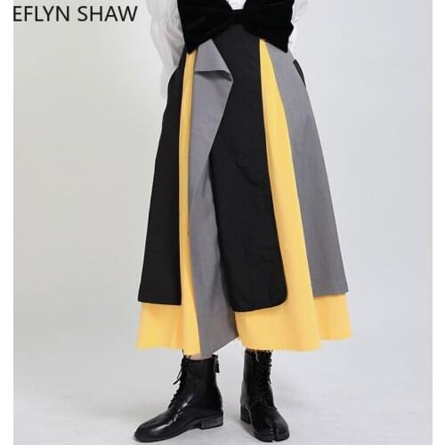 Winter Skirt Women Padded Fold Elastic High Waist A-line Skirt Midi Skirt Female Large Size Street Style Casual Umbrella Skirt