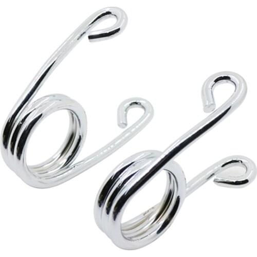 1 Pair Chrome/Copper/Gold Scissor Torsion Type Motorcycle Solo Seat Springs For Harley Chopper Bobber Sportster Custom Motocross
