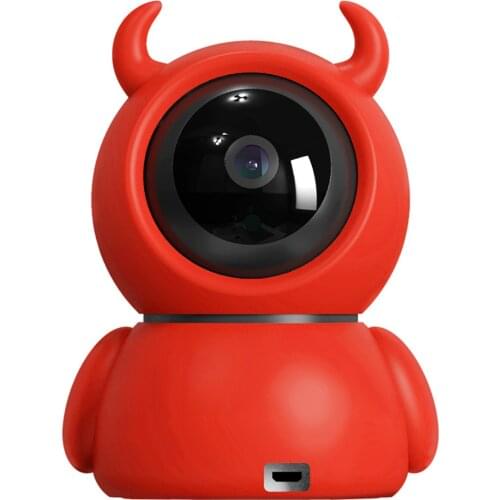 2MP Home Security Camera, 1080P Wireless Home Security Mini WiFi Camera Indoor IP PTZ Camera with Night Vision, 2-Way Audio