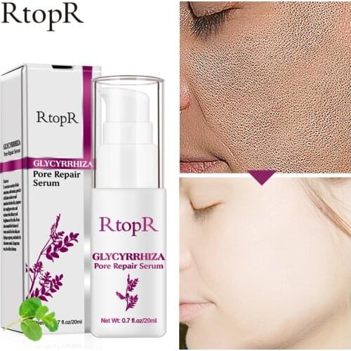 20ML Glycyrrhiza Pore Refining Serum Quickly And Effectively Shrinks Pores Deeply Repairs Whitening Skin Enhances Facial Shine