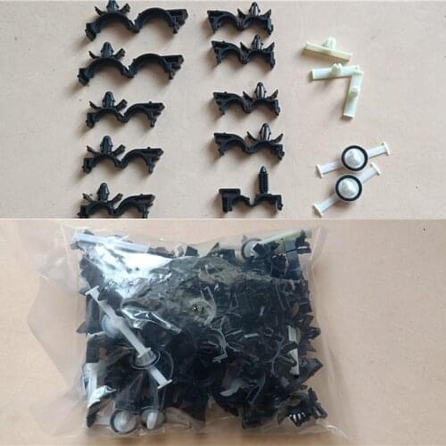70pcs/lot Car Wire Harness Routing Clips for Mazda Vehicle Auto Fasteners Water Pipe Retainer Clip Nylon