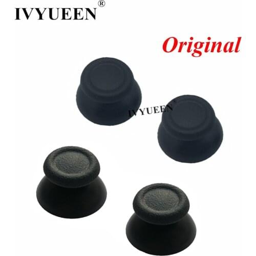 IVYUEEN 2 PCS Original Analog Thumb Grips Sticks for Dualshock 4 PS4 pro Slim DS4 Controller High Quality 3D Analogue Joysticks