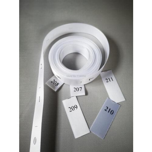 Free shipping wholesales number 0-200 clothing number size label/satin size tag/garment printed tag/silk ribbon/number tag