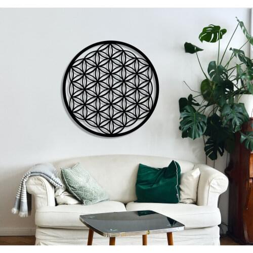 Flower of Life Metal Wall Art