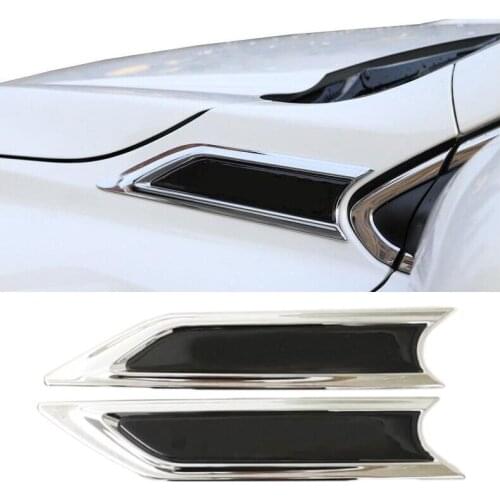 Car stylingChrome Front Body side Hood emblem Trims for 2017 2018 Honda CRV 3D sticker modeling