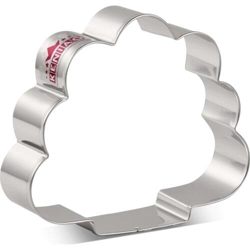 KENIAO Front Facing Turkey Cookie Cutter for Thanksgiving - 10.4 x 8.6 cm - Biscuit Fondant Bread Cutter - Stainless Steel