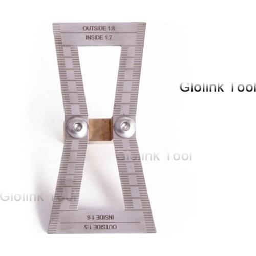 Stainless Steel Dovetail Marker Guide Template Wood Work Measuring Tool Woodworking Gauge