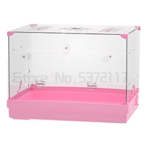 Hamster cage acrylic transparent 47 basic cage Golden Bear breeding box 60 super villa crystal cage
