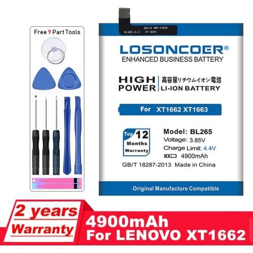 LOSONCOER Motorola Moto M Batteries