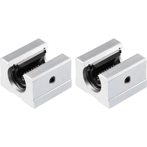 NEW-2 Pcs SBR12LUU SBR12 LUU 12mm Linear Bearing Motion Pillow Long Slide Block for 12mm Linear Guide Rail