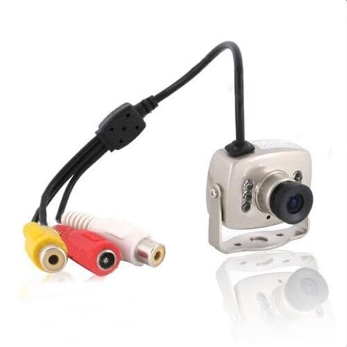 New Mini Wired Audio Mic CCTV Camera 700TVL Security Color 940nm Night Vision Infrared Video Cam COMS 3.6mm lens