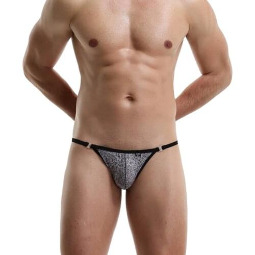 Sexy Briefs Men Underwear Intimate Transparent Panties Low Rise U Convex Pouch Underpants Cueca Calzoncillo Plus Size M-3XL